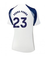 Tottenham Hotspur Pedro Porro #23 Domácí Dres pro Dámské 2025-26 Krátký Rukáv